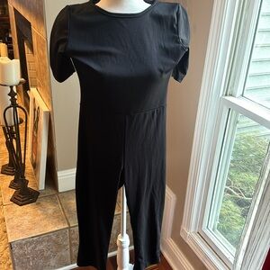 Open back short legged jumpsuit side medium